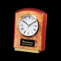 Telson Burlwood & Rosewood Clock